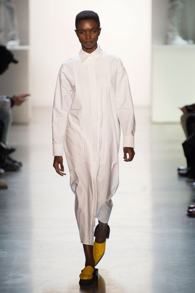THE CUT – Cool History Lessons at Wang and Eckhaus Latta Elsewhere, Chris Leba at R13 and and Kerby Jean-Raymond at Pyer Moss tackled more political realities.